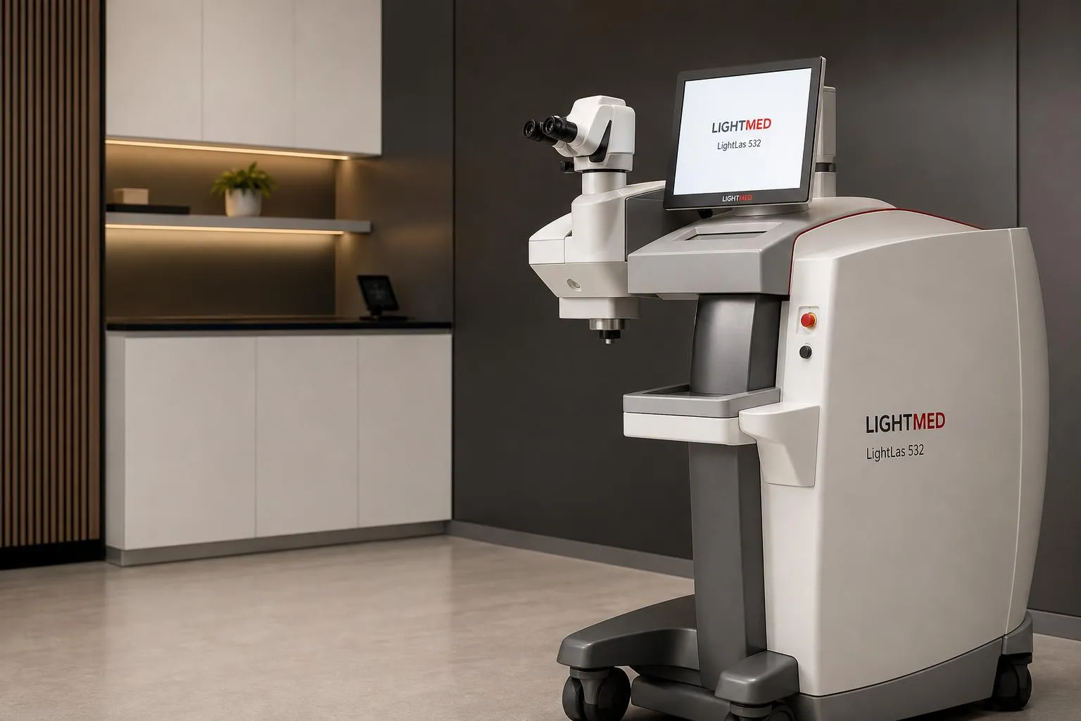 LIGHTMED laser system in a premium clinical environment